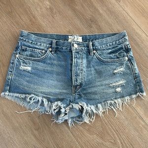Free People cut off shorts Size 27